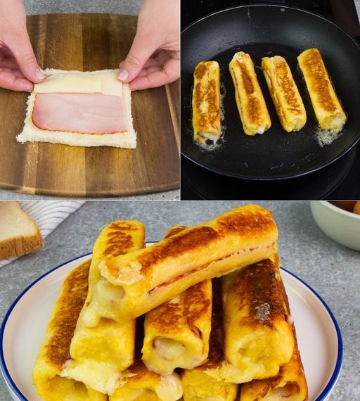French Toast-Brötchen: ein schnelles, käsiges und köstliches Gericht!