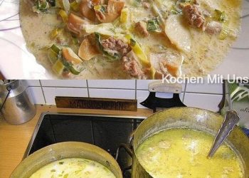 Fantastische Käsesuppe in 5 Minuten zubereitet super sättigend