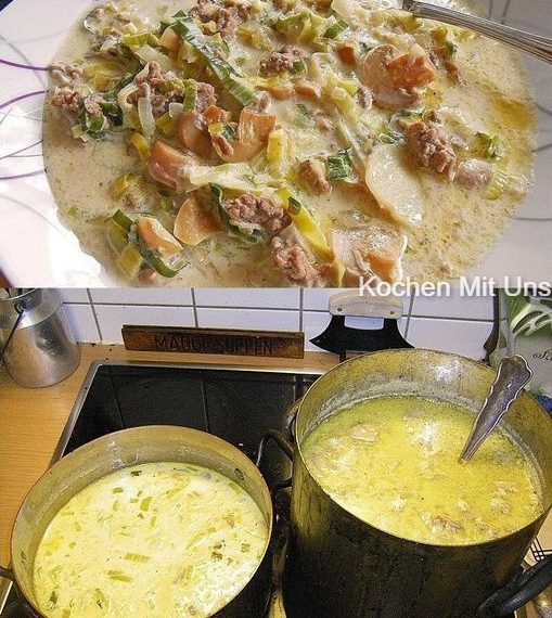 Fantastische Käsesuppe in 5 Minuten zubereitet super sättigend