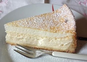 Pudding Schneekuchen mit Quark