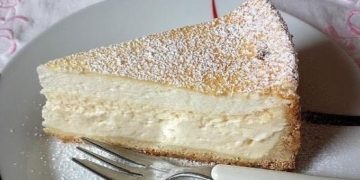 Pudding Schneekuchen mit Quark