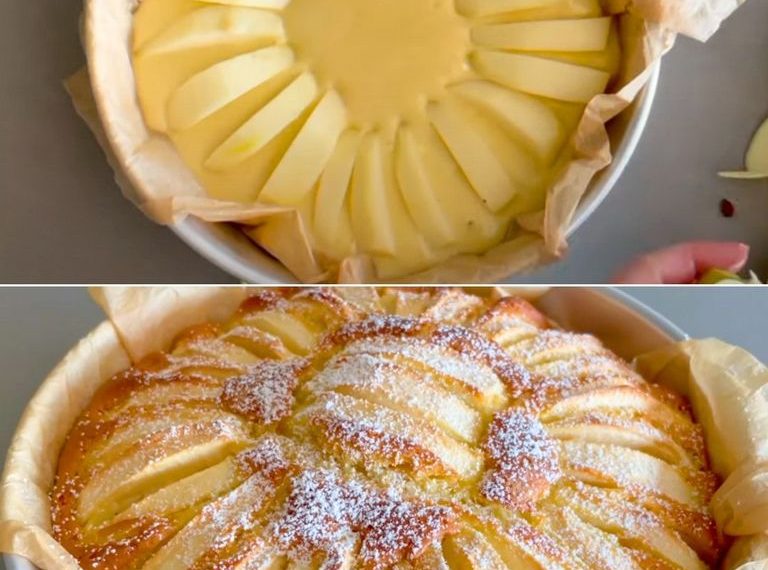 Weicher Apfelkuchen: das Rezept für ein einfaches und leckeres Dessert