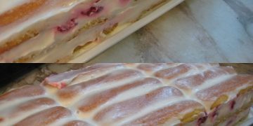 Unvergängliches Saure-Sahne-Dessert ohne Backen, in 5 Minuten zubereitet
