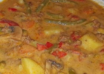  Schlemmertopf mit Hackfleisch, macht lange satt!