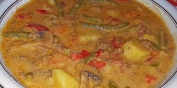  Schlemmertopf mit Hackfleisch, macht lange satt!