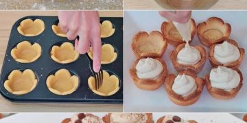 Tiramisu-Mürbeteigkörbchen: das köstliche Dessert, das jeder lieben wird