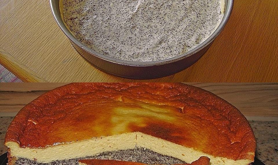 Mohnkuchen mit Schmand