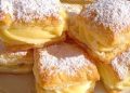 Vanillecremepudding im Blätterteig