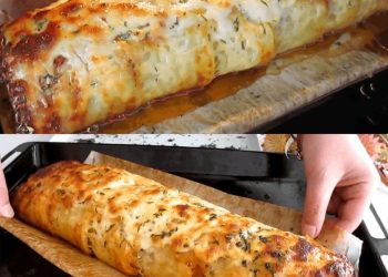 Hackfleisch Käse Rolle