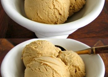 Selbstgemachtes Kaffeeeis aus nur 3 Zutaten und ohne Eier