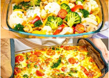 Diesen Gemüseauflauf mache ich jeden Tag! Blumenkohl und Brokkoli kochen so lecker!