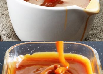 Karamellsauce mit nur 3 Zutaten!