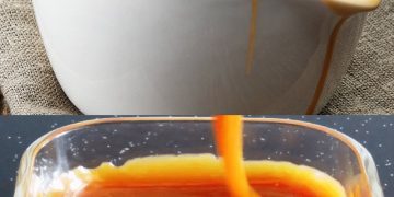 Karamellsauce mit nur 3 Zutaten!
