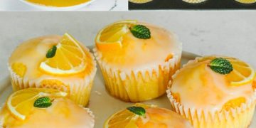 Zitronenmuffins: das Rezept für weiche und duftende glasierte Kuchen