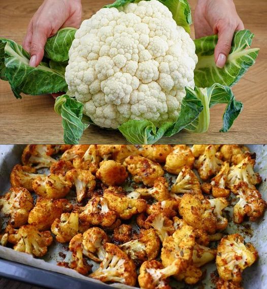 Blumenkohl aus dem Ofen, einfach & so knusprig!