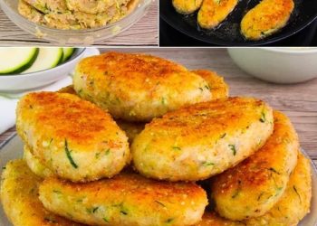 Fantastische Zucchini Bratlinge mit Knoblauch