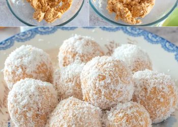 Bon Bon Kokosnuss und Joghurt: das Rezept für schnelle und leichte Trüffel