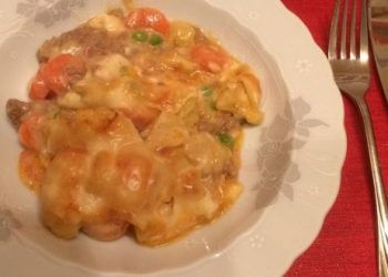 Kartoffel Hack Auflauf in Käsesoße