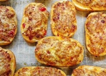 Überbackene Hackfleischbrötchen, unglaublich lecker!