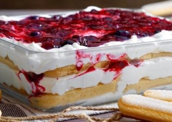 Weihnachtliches Schichtdessert