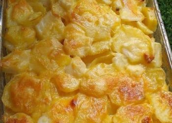 Überbackene Kartoffeln