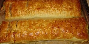 Hackfleisch Paprika Käse Rolle