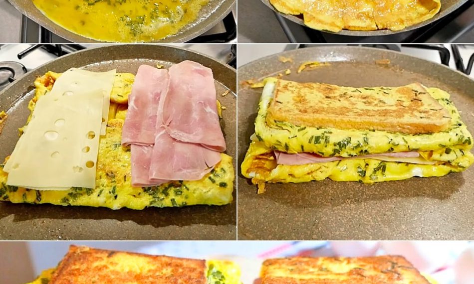 Toast mit Eiern und Schinken: das Rezept für eine schnelle und leckere Mahlzeit