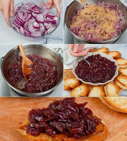 Karamellisierte Zwiebeln: das leckere und einfach zuzubereitende Beilagenrezept