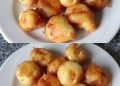 Gebackene Banane mit Honig