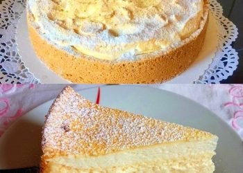 Quark Schneekuchen mit Vanillepudding, super Lecker!