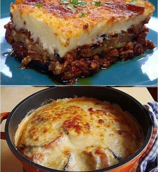 Kartoffel-Moussaka mit Hackfleisch