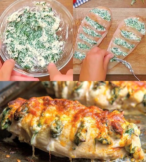 Spinach and ricotta Hasselback chicken: a unique and tasty recipe!