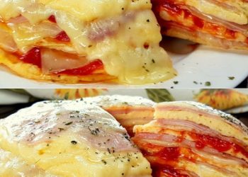 15 Minuten Mozzarella Sandwich Lasagne