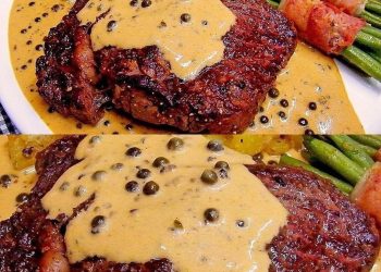 Rinderfilet mit grüner Pfeffersahnesoße