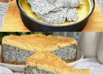 Der cremigste Mohnkuchen mit Schmand, Eins meiner Lieblingsrezepte!