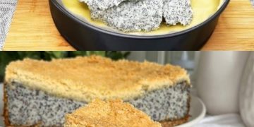 Der cremigste Mohnkuchen mit Schmand, Eins meiner Lieblingsrezepte!