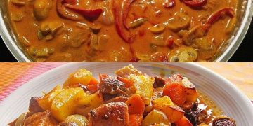 Räuberfleisch, einfach und sehr lecker !