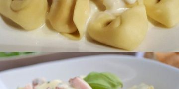 Tortellini mit Käse Sahne Soße