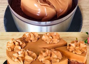 Schokoladen-Sahne-Torte: ein köstliches Dessert, das auf der Zunge zergeht