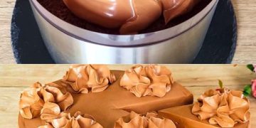 Schokoladen-Sahne-Torte: ein köstliches Dessert, das auf der Zunge zergeht