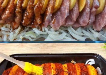 Räuberbraten, schmort im Ofen einfach vor sich hin !