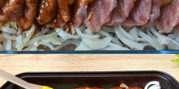Räuberbraten, schmort im Ofen einfach vor sich hin !