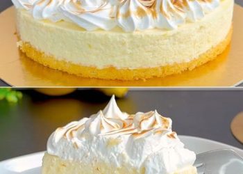 Zitronen-Baiser-Kuchen: das Rezept für das weiche und duftende Dessert