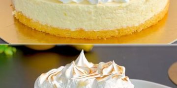 Zitronen-Baiser-Kuchen: das Rezept für das weiche und duftende Dessert