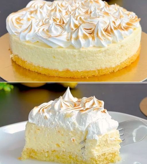 Zitronen-Baiser-Kuchen: das Rezept für das weiche und duftende Dessert