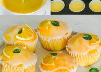 Zitronenmuffins: das Rezept für weiche und duftende glasierte Kuchen