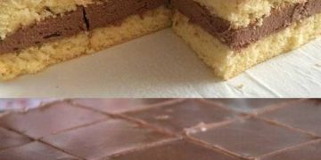 Einfache pudding wurfel