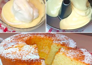 Vanille-Chiffon-Kuchen: das Rezept für ein weiches und köstliches Dessert