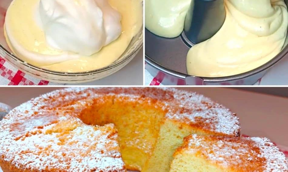 Vanille-Chiffon-Kuchen: das Rezept für ein weiches und köstliches Dessert