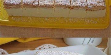 Zitronen Mascarpone-Schnitten